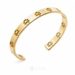 Tory Burch gold logo bracelet